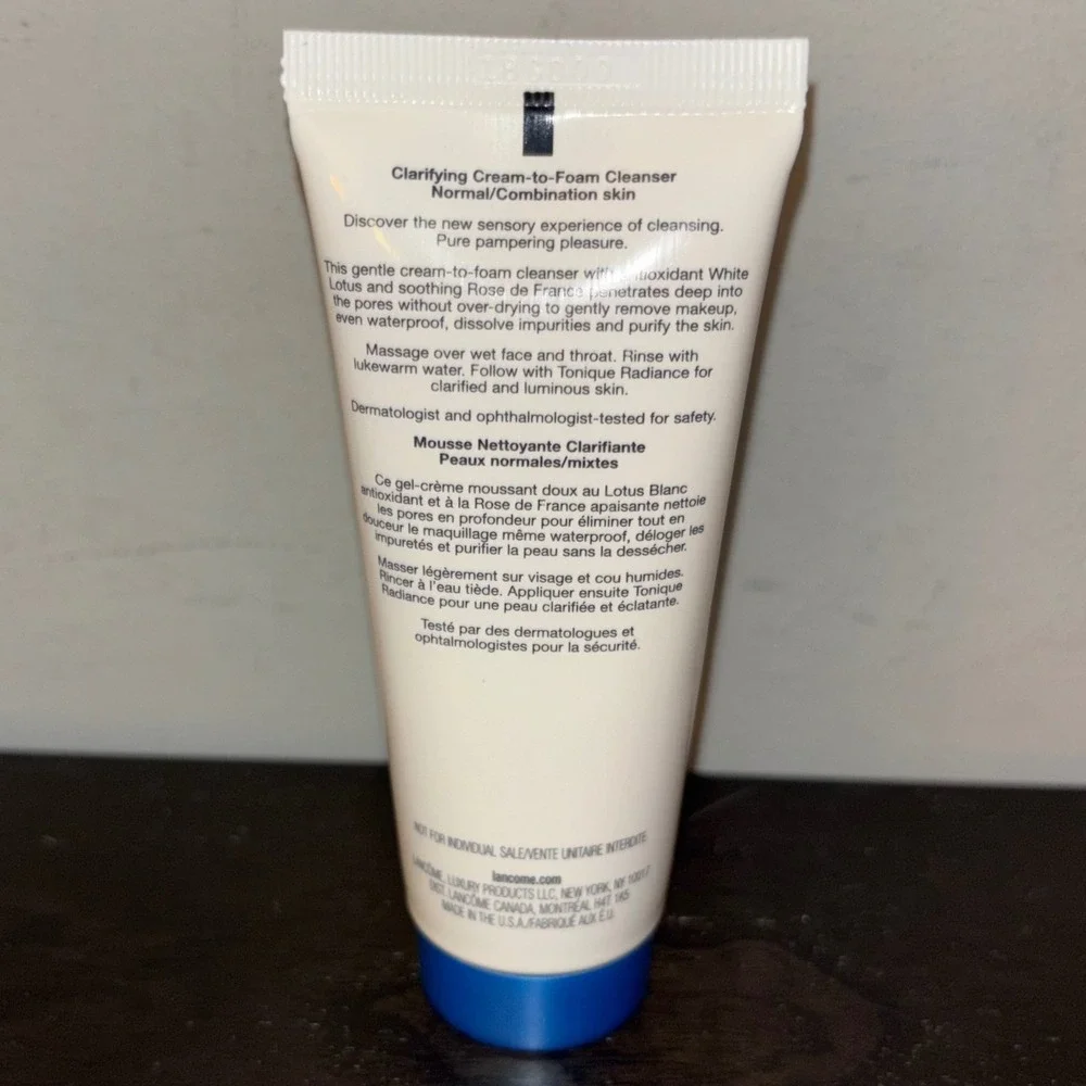 Lancôme Crème Radiance Clarifying Cream-to-Foam Cleanser Normal/Combination 2oz‎